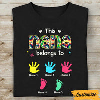 Personalized Grandma Nana Belongs T Shirt NB121 81O57 thumb 1
