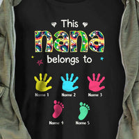 Personalized Grandma Nana Belongs T Shirt NB121 81O57 thumb 1