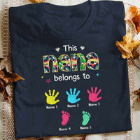 Personalized Grandma Nana Belongs T Shirt NB121 81O57 thumb 1