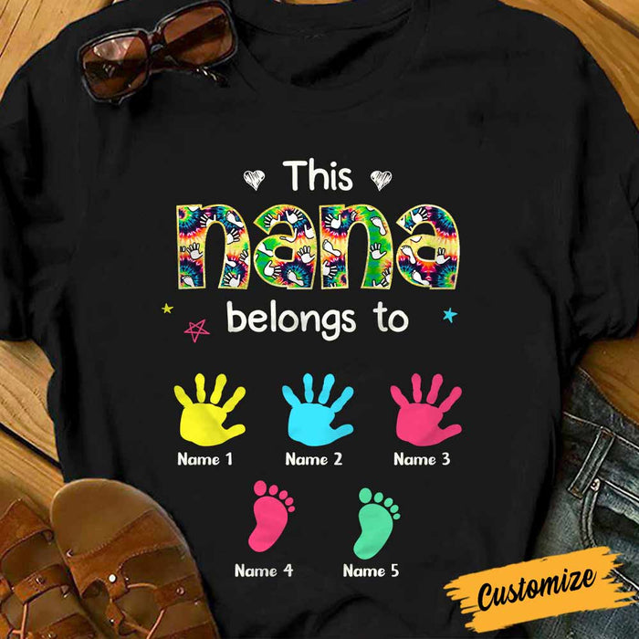 Personalized Grandma Nana Belongs T Shirt NB121 81O57 1