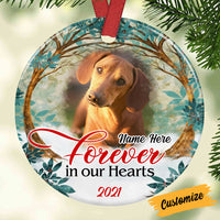 Personalized Memo Dog Cat Circle Ornament NB122 87O53 thumb 1