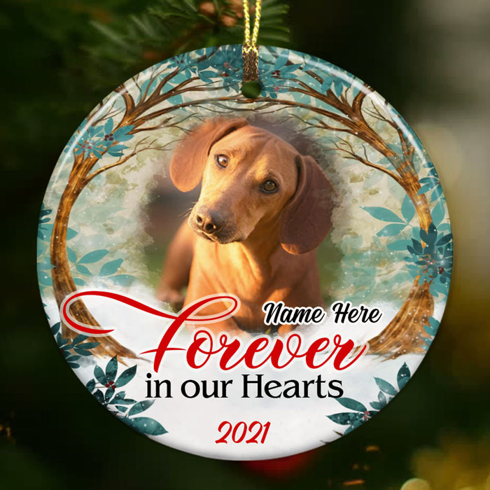 Personalized Memo Dog Cat Circle Ornament NB122 87O53 1