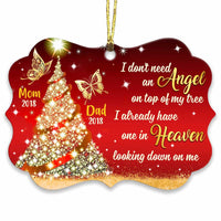 Personalized Christmas Tree Butterfly Memo Benelux Ornament NB131 81O34 thumb 1