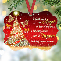 Personalized Christmas Tree Butterfly Memo Benelux Ornament NB131 81O34 thumb 1
