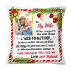 Personalized Christmas Couple Pillow NB131 87O53 1