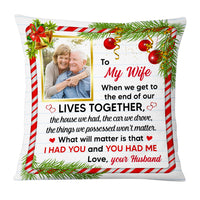 Personalized Christmas Couple Pillow NB131 87O53 thumb 1