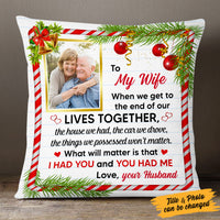 Personalized Christmas Couple Pillow NB131 87O53 thumb 1