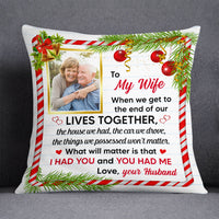 Personalized Christmas Couple Pillow NB131 87O53 thumb 1