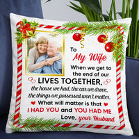 Personalized Christmas Couple Pillow NB131 87O53 thumb 1