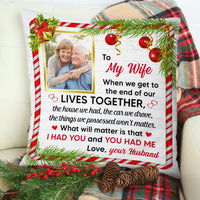 Personalized Christmas Couple Pillow NB131 87O53 thumb 1