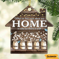 Personalized Christmas Family House Ornament NB131 23O47 thumb 1