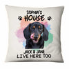Personalized Dog Cat Photo Christmas Pillow NB132 23O57 1