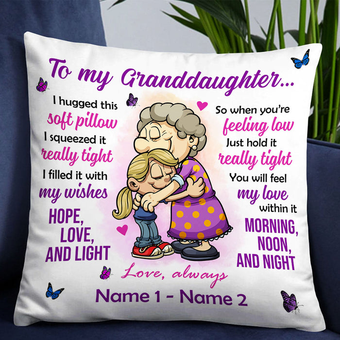 Personalized Granddaughter Pillow NB134 81O32 1