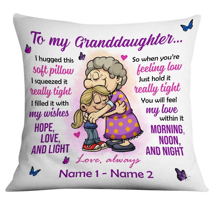Personalized Granddaughter Pillow NB134 81O32 1