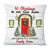 Personalized Family Couple First Christmas New Home Pillow OB222 87O53 1