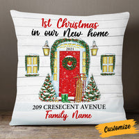 Personalized Family Couple First Christmas New Home Pillow OB222 87O53 thumb 1