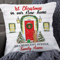 Personalized Family Couple First Christmas New Home Pillow OB222 87O53 thumb 1