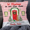 Personalized Family Couple First Christmas New Home Pillow OB222 87O53 thumb 1