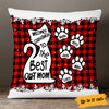 Personalized Meowy Christmas Mom Cat Pillow NB155 85O53 1