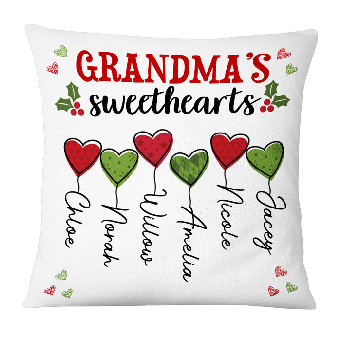 Personalized Grandma Mom Sweethearts Pillow NB152 87O53 1