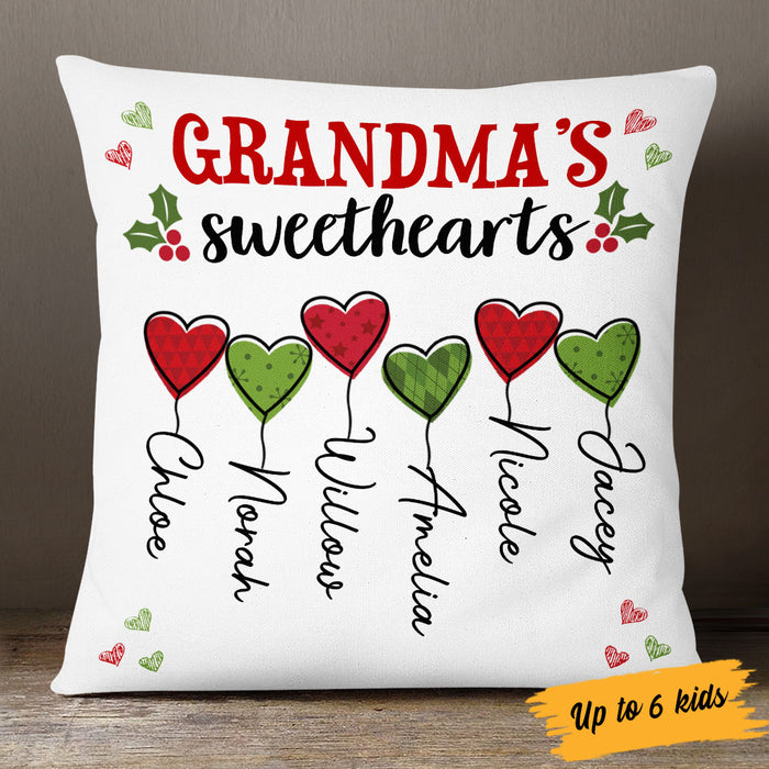 Personalized Grandma Mom Sweethearts Pillow NB152 87O53 1