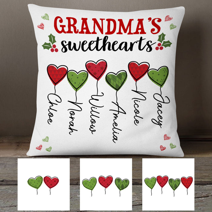 Personalized Grandma Mom Sweethearts Pillow NB152 87O53 1