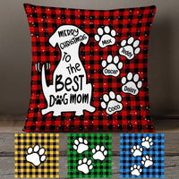 Personalized Merry Christmas Mom Dog Pillow NB154 85O53 thumb 1