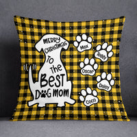 Personalized Merry Christmas Mom Dog Pillow NB154 85O53 thumb 1
