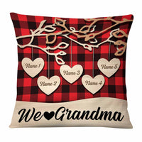 Personalized Mom Grandma Granddaughter Grandson Pillow NB152 30O58 thumb 1