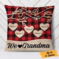 Personalized Mom Grandma Granddaughter Grandson Pillow NB152 30O58 thumb 1