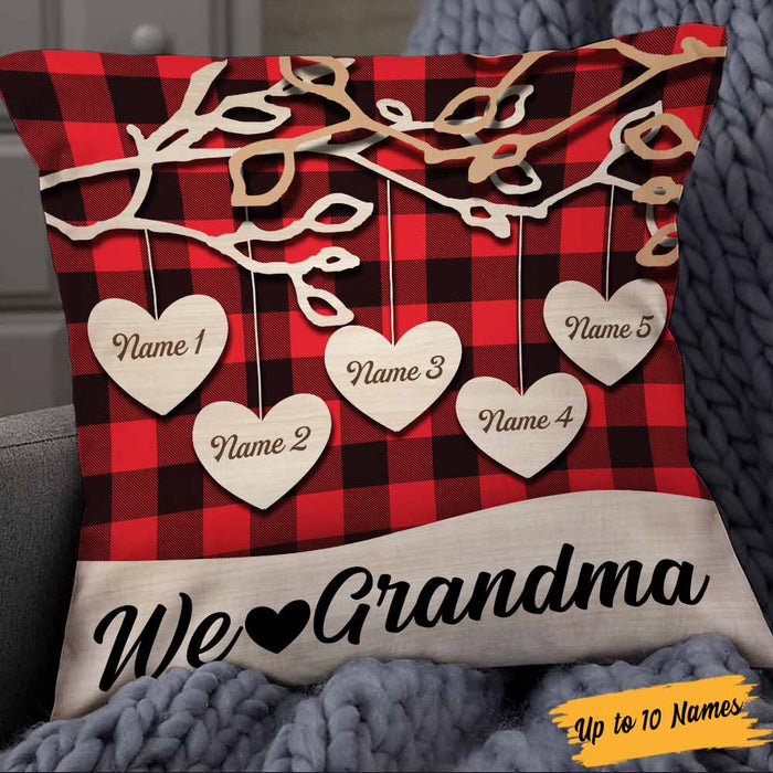 Personalized Mom Grandma Granddaughter Grandson Pillow NB152 30O58 1