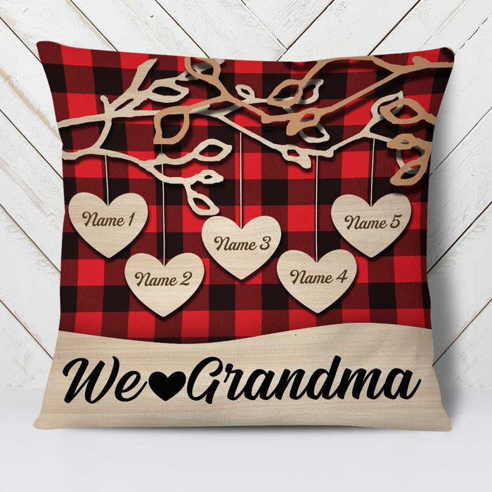 Personalized Mom Grandma Granddaughter Grandson Pillow NB152 30O58 1