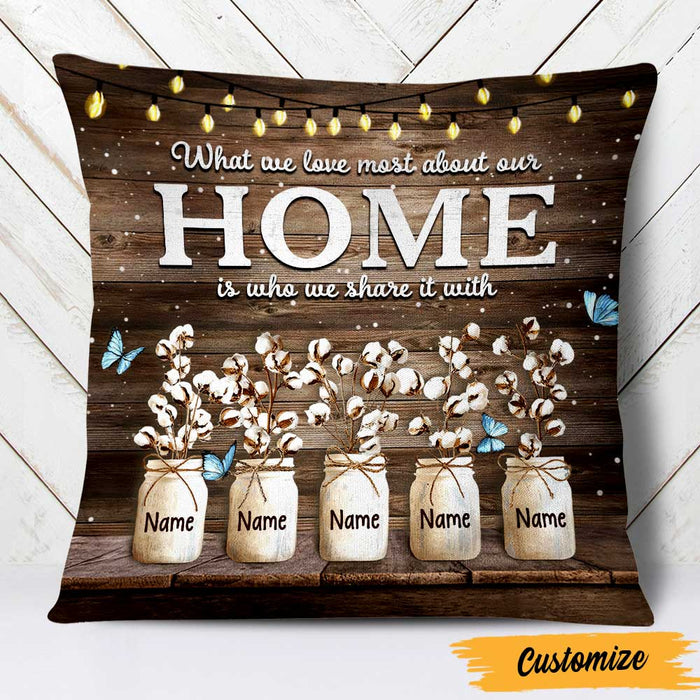Personalized Home Family Christmas Pillow NB151 23O47 1