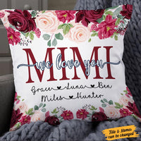 Personalzied Grandma Grandkids Family Pillow NB154 85O36 thumb 1