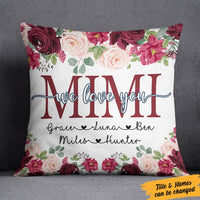 Personalzied Grandma Grandkids Family Pillow NB154 85O36 thumb 1