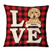 Personalized Dog Love Pillow NB153 30O58 thumb 1