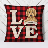 Personalized Dog Love Pillow NB153 30O58 thumb 1