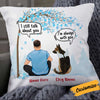 Personalized Dog Memo Christmas Conversation Pillow NB153 81O34 thumb 1