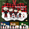Personalized Family Christmas Benelux Ornament NB151 30O58 1