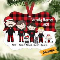 Personalized Family Christmas Benelux Ornament NB151 30O58 thumb 1