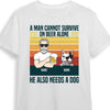 Personalized Dog Dad T Shirt NB156 81O32 1