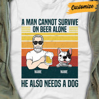 Personalized Dog Dad T Shirt NB156 81O32 thumb 1