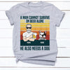 Personalized Dog Dad T Shirt NB156 81O32 1