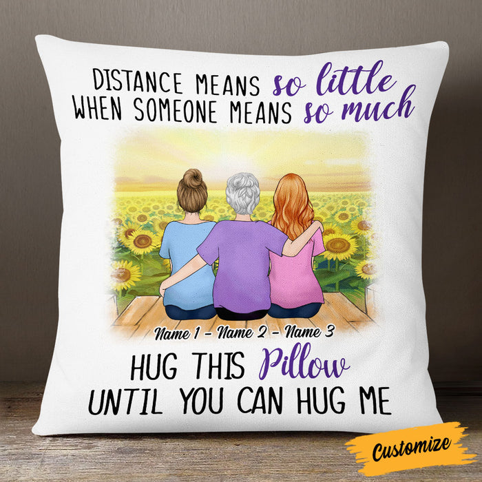 Personalized Grandma Mom Granddaughter Pillow NB162 87O53 1