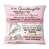 Personalized Elephant Granddaughter Grandson Pillow NB185 30O58 1