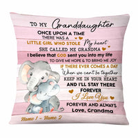 Personalized Elephant Granddaughter Grandson Pillow NB185 30O58 thumb 1
