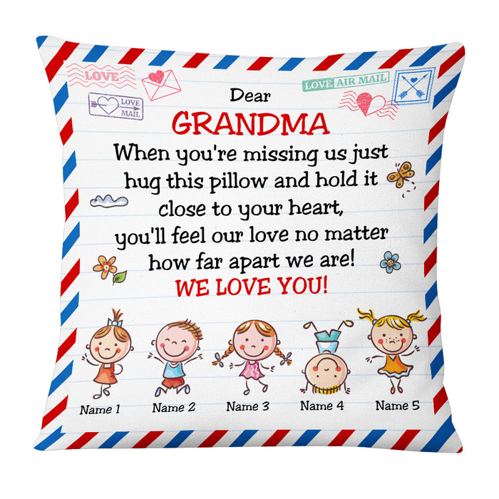 Personalized Grandma Mom Pillow NB163 87O53 1