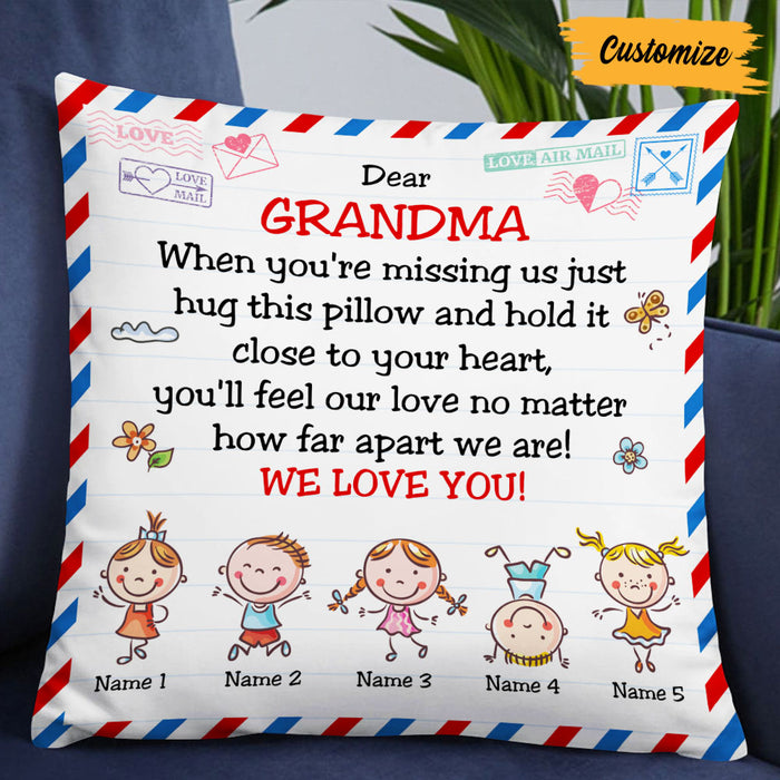 Personalized Grandma Mom Pillow NB163 87O53 1