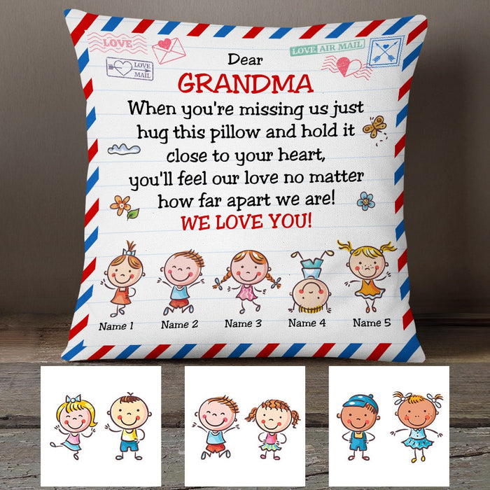 Personalized Grandma Mom Pillow NB163 87O53 1