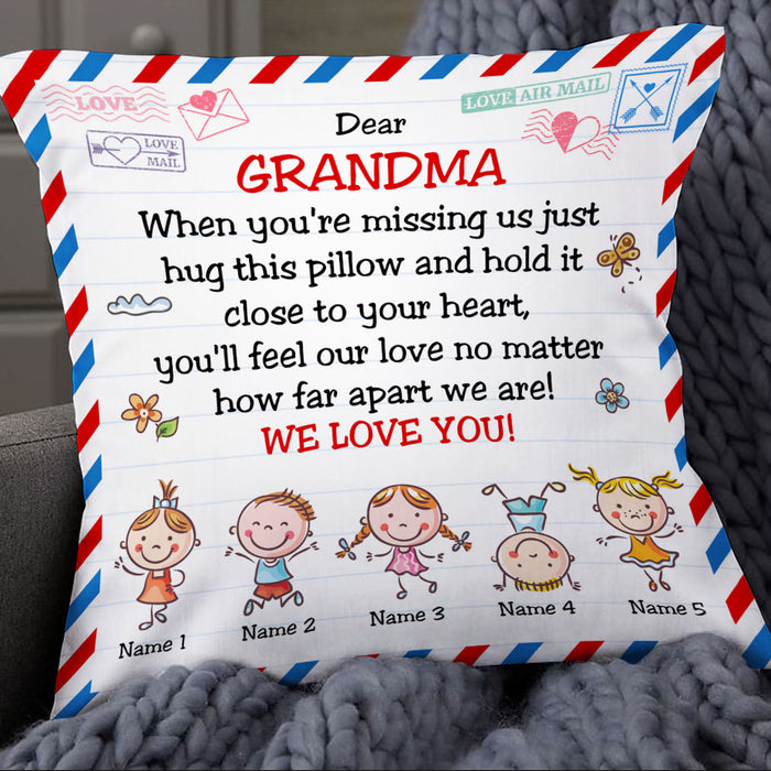 Personalized Grandma Mom Pillow NB163 87O53 1